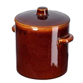 Garnki - Garnek kamionkowy Athena 2L, z pokrywką - miniaturka - grafika 1