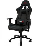 Fotele gamingowe - Fotel obrotowy gamingowy GTR BLACK PRO-XL - miniaturka - grafika 1