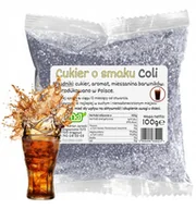 Cukier i słodziki - Cukier Kolorowy Do Waty Cukrowej Cola Czarny 100g Saszetka Colowy Szary - miniaturka - grafika 1