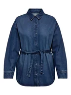 Bluzki damskie - ONLY Bluzka dżinsowa w kolorze granatowym - miniaturka - grafika 1