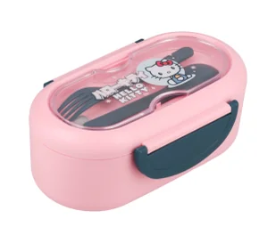 Paladone Pudełko na lunch Hello Kitty Plus Sztućce - Gadżety dla graczy - miniaturka - grafika 1