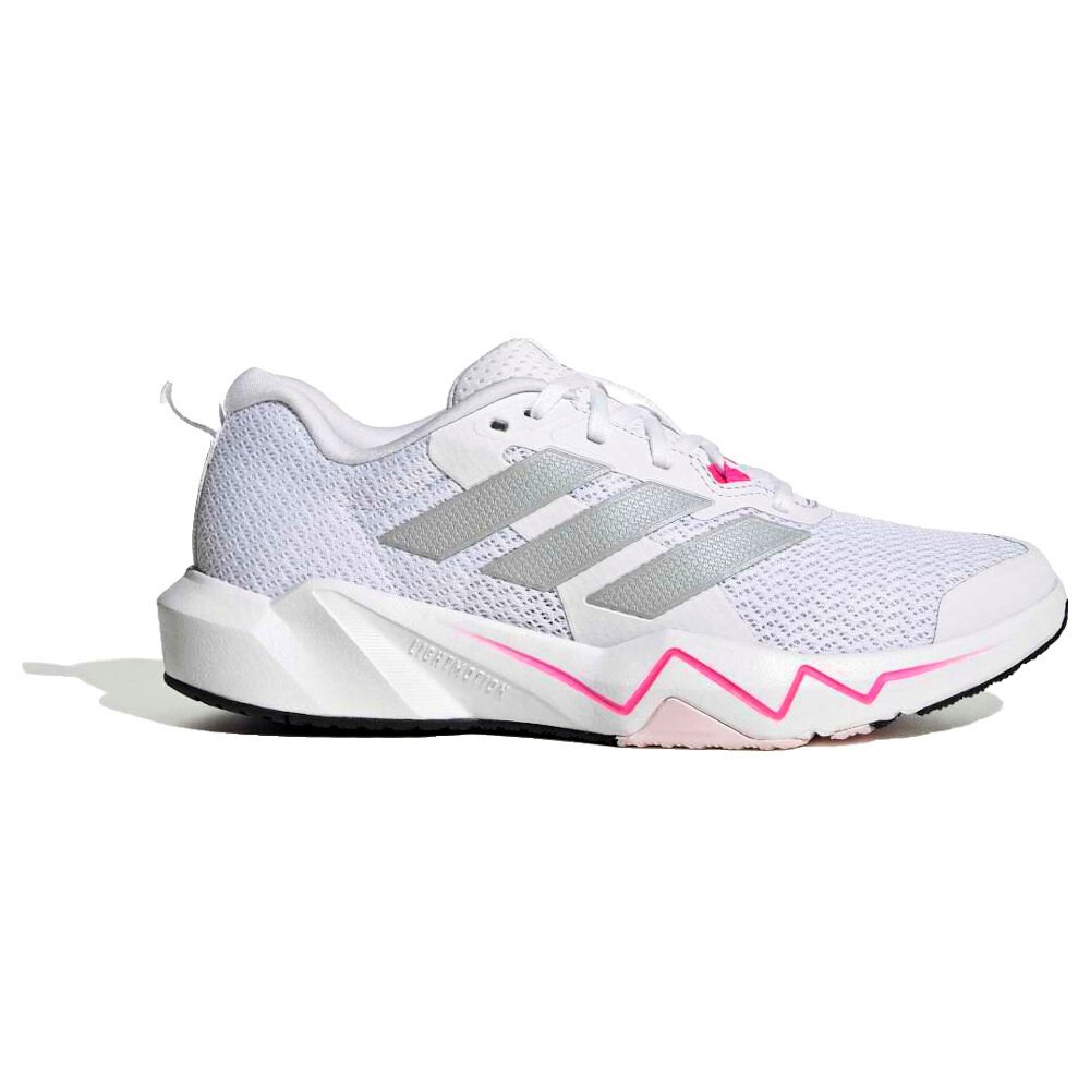 Damskie buty fitness adidas Rapidmove Go Training Shoes White/Silver/Pink EUR 42