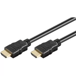Kabel Goobay High Speed HDMI z Ethernetem 61163 Czarny, HDMI do HDMI, 10 m - Kable komputerowe i do monitorów - miniaturka - grafika 1