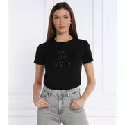 Koszulki i topy damskie - Patrizia Pepe T-shirt | Regular Fit - miniaturka - grafika 1