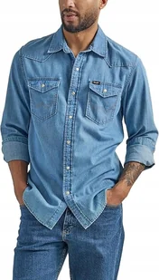 WRANGLER JEANSOWA KOSZULA MĘSKA Z NASZYWKAMI DŁUGI RĘKAW XXL 6BA - Koszule męskie WRANGLER JEANSOWA KOSZULA MĘSKA Z NASZYWKAMI DŁUGI RĘKAW XXL 6BA - Koszule męskie - miniaturka - grafika 1
