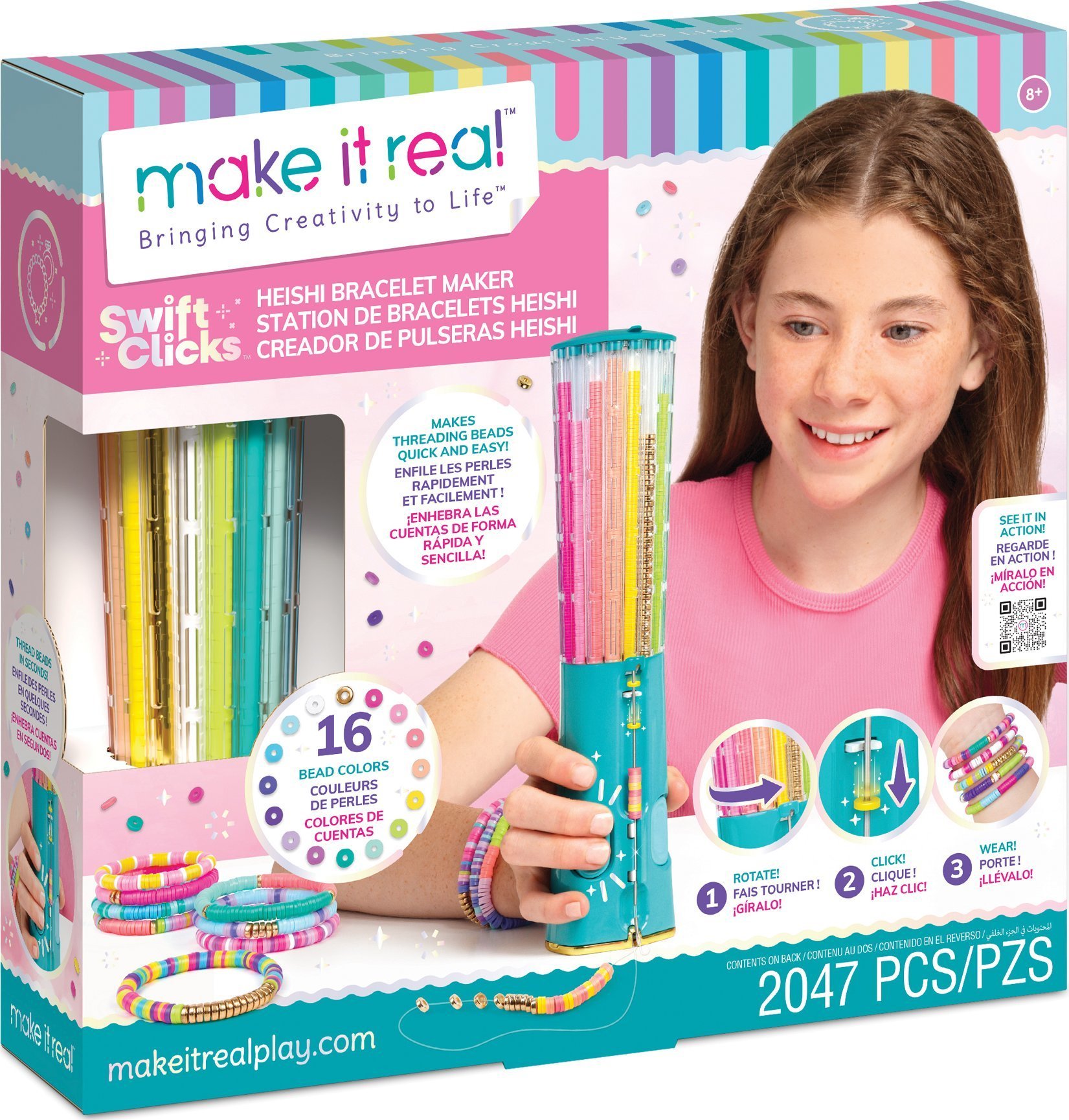 MAKE IT REAL DIY set Heishi Bracelet Maker