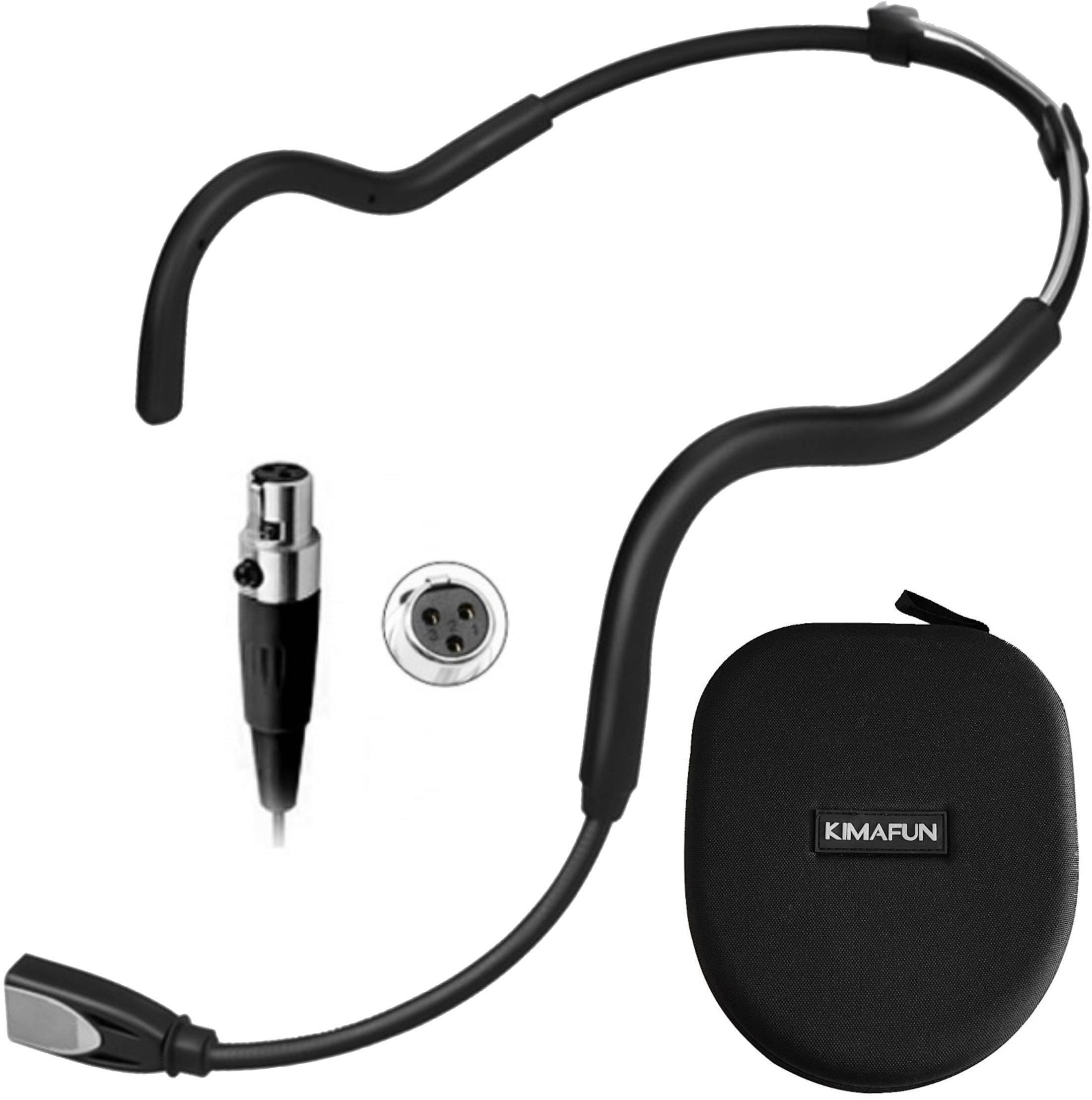 Mikrofon Relacart KIMAFUN KMWP88D3 Wodoodporny mikrofon nagłowny do mikroportów AKG [mini XLR 3pin]