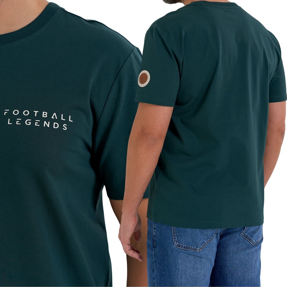 T-SHIRT MĘSKI BAWEŁNIANY SPORTOWY REGULARNY KRÓJ WYGODNY MORAJ L GREEN