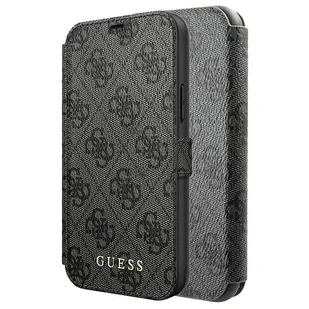 Guess GUFLBKSP12M4GG iPhone 12 6,1" Max/Pro szary/grey book 4G Charms Collection - Etui i futerały do telefonów - miniaturka - grafika 2
