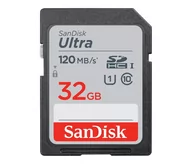 Karty pamięci - SanDisk ULTRA SDHC 32GB 120MB/s UHS-1 CLASS 10 - miniaturka - grafika 1
