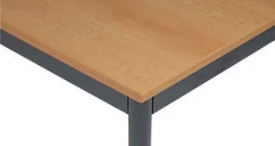 B2B Partner Stoły kuchenne - kwadratowe nogi, ciemnoszara konstrukcja 555225 - Stoły - miniaturka - grafika 2