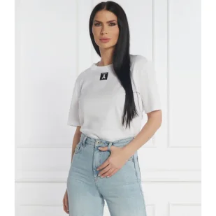 Patrizia Pepe T-shirt | Regular Fit - Koszulki i topy damskie - miniaturka - grafika 1