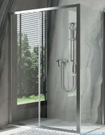 Akcesoria do armatury i ceramiki - Vitalle GARDA drzwi przesuwne ze stałym segmentem 120 cm CU0402069322 - miniaturka - grafika 1