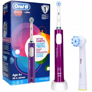 Braun Oral-B Junior (fioletowy) - Szczoteczki do zębów dla dzieci - miniaturka - grafika 2