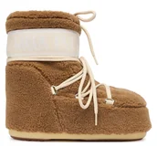Śniegowce damskie - Śniegowce Moon Boot Mb Icon Low Fleece 80D1409700 Brązowy - miniaturka - grafika 1
