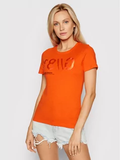Koszulki i topy damskie - Guess T-Shirt W1RI0B I3Z00 Pomarańczowy Regular Fit - grafika 1