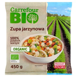 Carrefour Bio Zupa jarzynowa 450 g - Dania mrożone - miniaturka - grafika 1