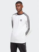 Koszulki sportowe męskie - adidas Longsleeve Adicolor Classics 3-Stripes Long-Sleeve Top IA4879 Biały Slim Fit - miniaturka - grafika 1