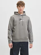 Bluzy męskie - Jack & Jones Bluza "Jjcorp" w kolorze szarym - miniaturka - grafika 1