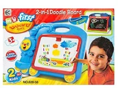 Tablice dla dzieci - Duża Tablica 2W1 Dwustronna Do Malowania Dla Dzieci - miniaturka - grafika 1