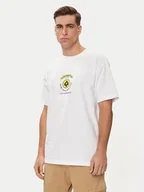 Koszulki męskie - DC T-Shirt Lucky Hand Hss ADYZT05366 Biały Regular Fit - miniaturka - grafika 1