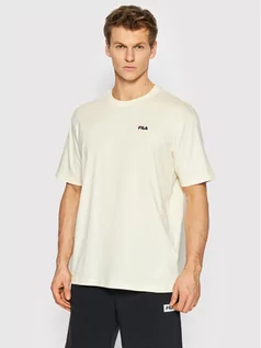 Koszulki męskie - Fila T-Shirt Baku FAM0042 Beżowy Regular Fit - grafika 1