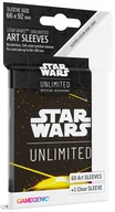 Akcesoria do gier planszowych - Gamegenic: Star Wars Unlimited - Art Sleeves - Card Back Yellow - gra - miniaturka - grafika 1