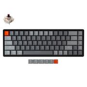 Klawiatury - Keychron K6 Brown Gateron Hot-Swap K6-W3 ciemnoszara - miniaturka - grafika 1