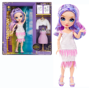 Lalki dla dziewczynek - Rainbow High Fantastic Fashion Lalka Violet Willow 587385 - miniaturka - grafika 1