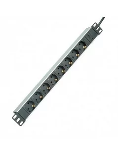 ROLINE 19&quot;&quot; PDU Listwa zasilająca 8x 2300W, IEC320 C14 M, Aluminium - Listwy zasilające - miniaturka - grafika 1