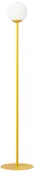 Lampy stojące - Stojąca lampa podłogowa Pinne Floor 1080A14 prosta żółta - miniaturka - grafika 1