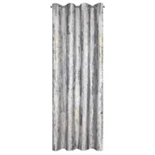 Zasłony - Zasłona Grace 140 x 250 cm srebrna na przelotkach - miniaturka - grafika 1