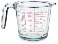 Pozostałe akcesoria kuchenne - SZKLANA MIARKA KUCHENNA Z PODZIAŁKĄ DZBANEK 0,5 AR - miniaturka - grafika 1