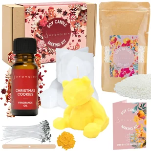 Zestaw do robienia świec sojowych Miś Soyovo DIY - Rękodzieło - miniaturka - grafika 1