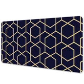 Podkładki na biurko - Duża podkładka ochronna na biurko Ciemne kostki 90x45 cm - miniaturka - grafika 1