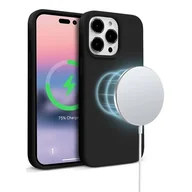 Etui i futerały do telefonów - Etui Crong Color Cover Magnetic MagSafe do iPhone 14 Pro Max Czarny - miniaturka - grafika 1