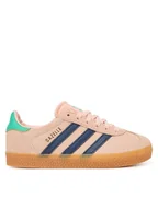 Buty dla dziewczynek - adidas Sneakersy Gazelle KI4031 Różowy - miniaturka - grafika 1