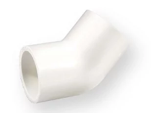 Kolano 45˚ KW/KW PVC-U 2" - Akcesoria grzewcze - miniaturka - grafika 1