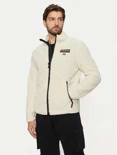 Napapijri Polar Tynik NP0A4IA9 Beżowy Regular Fit - Bluzy męskie - miniaturka - grafika 1