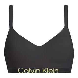 Biustonosze - Calvin Klein Damski biustonosz z podszewką, Czarny/Sunny Lime, S - grafika 1