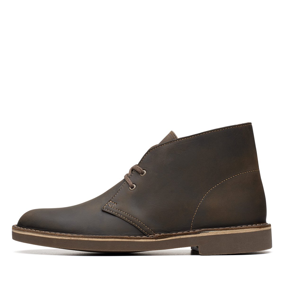 CLARKS TRZEWIKI MĘSKIE SKÓRZANE BRĄZOWE Z LINIĄ DESERT 42 16AA