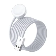 Ładowarki do telefonów - Ładowarka bezprzewodowa Choetech do Apple Watch USB-A (biała) - miniaturka - grafika 1