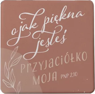 Szaron Lusterko kieszonkowe - O jak piękna jesteś Przyjaciółko moja - Dewocjonalia - miniaturka - grafika 1