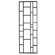 Panele ścienne i boazeria - Przegroda VAR czarna FF 240x90x11 cm - miniaturka - grafika 1