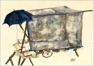 Street Cart, Egon Schiele - plakat Wymiar do wyboru: 50x40 cm - Plakaty Street Cart, Egon Schiele - plakat Wymiar do wyboru: 50x40 cm - Plakaty - miniaturka - grafika 1