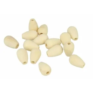 Koralik drewniany w kształcie kropli 17,7x12mm 25 sztuk - Artémio Brown - Dekoratorstwo - miniaturka - grafika 1