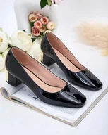 Czółenka - Royalfashion Czółenka damskie na niskim słupku Eless-36 - miniaturka - grafika 1