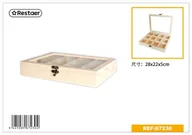 Czasopisma - Drewniane Pudełko z Przeszklonym Wiekiem na Biżuterię - miniaturka - grafika 1