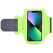 Etui i futerały do telefonów - Tech-Protect Etui M1 Universal Sport Armband Limonkowy - miniaturka - grafika 1