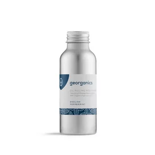 Georganics Georganics, olej do płukania ust English Peppermint, 100 ml - Płyny do płukania jamy ustnej - miniaturka - grafika 1